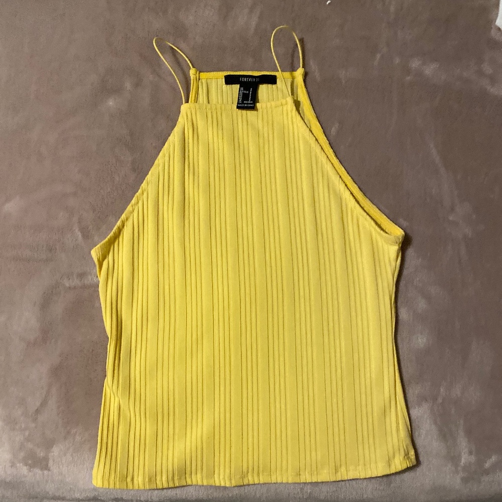 Forever21 Yellow tank Small